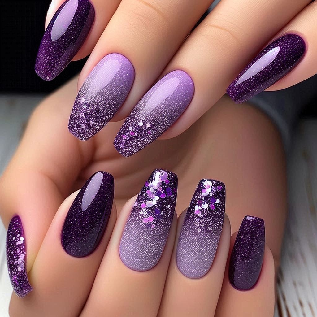 shimmer nail designs