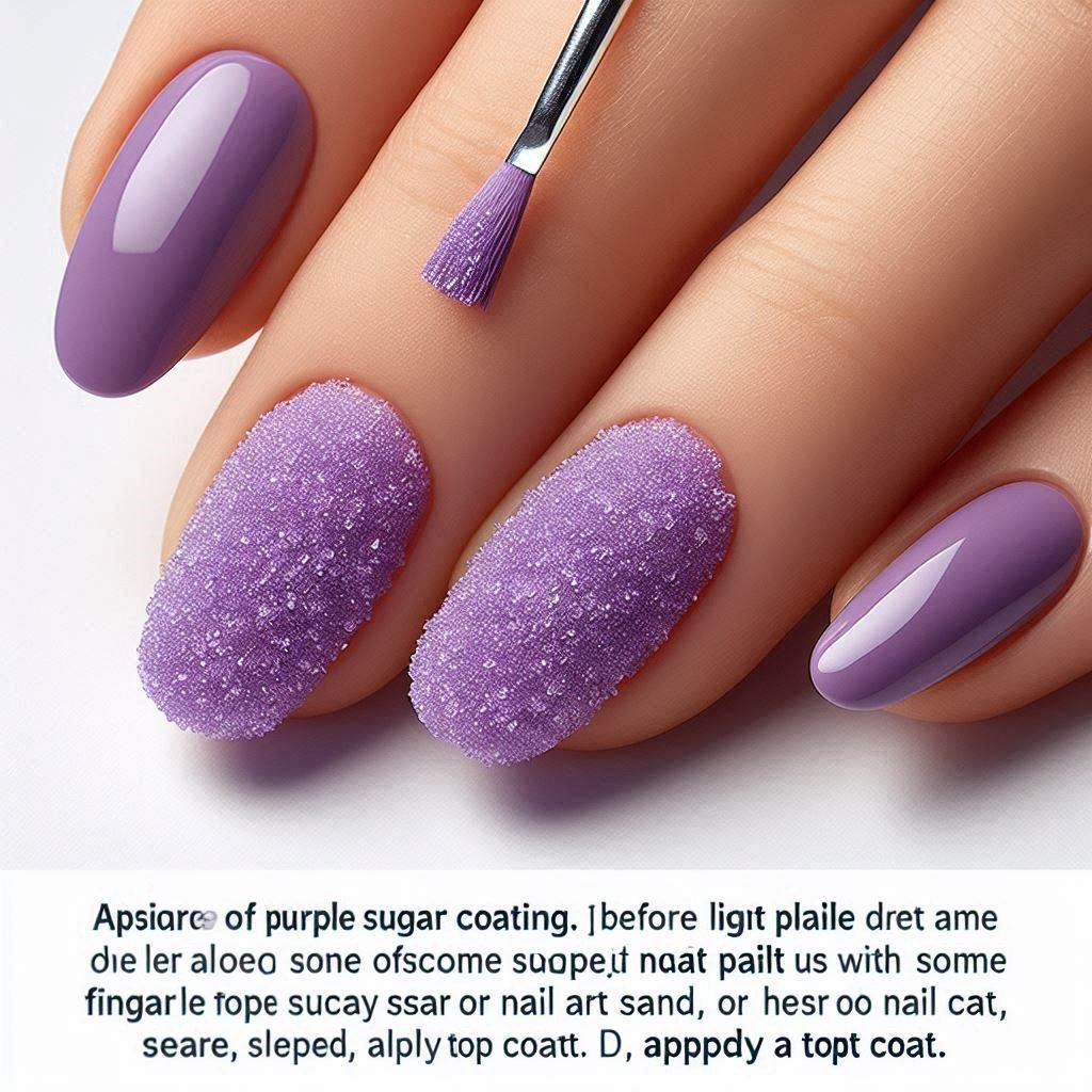 Appearance of Purple Sugar Coating