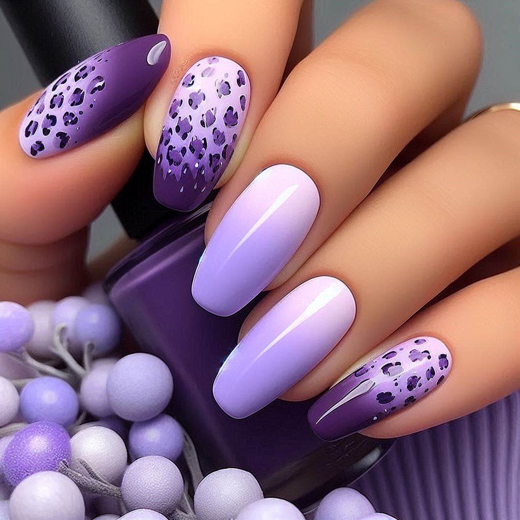 Lilac Purple Nail Designs