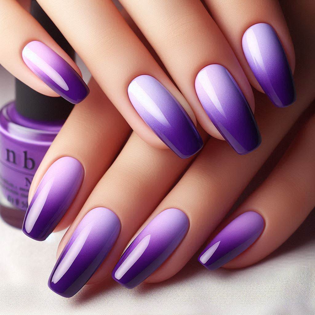 purple nail designs