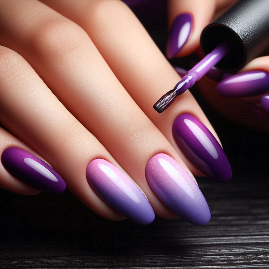 light purple nail designs