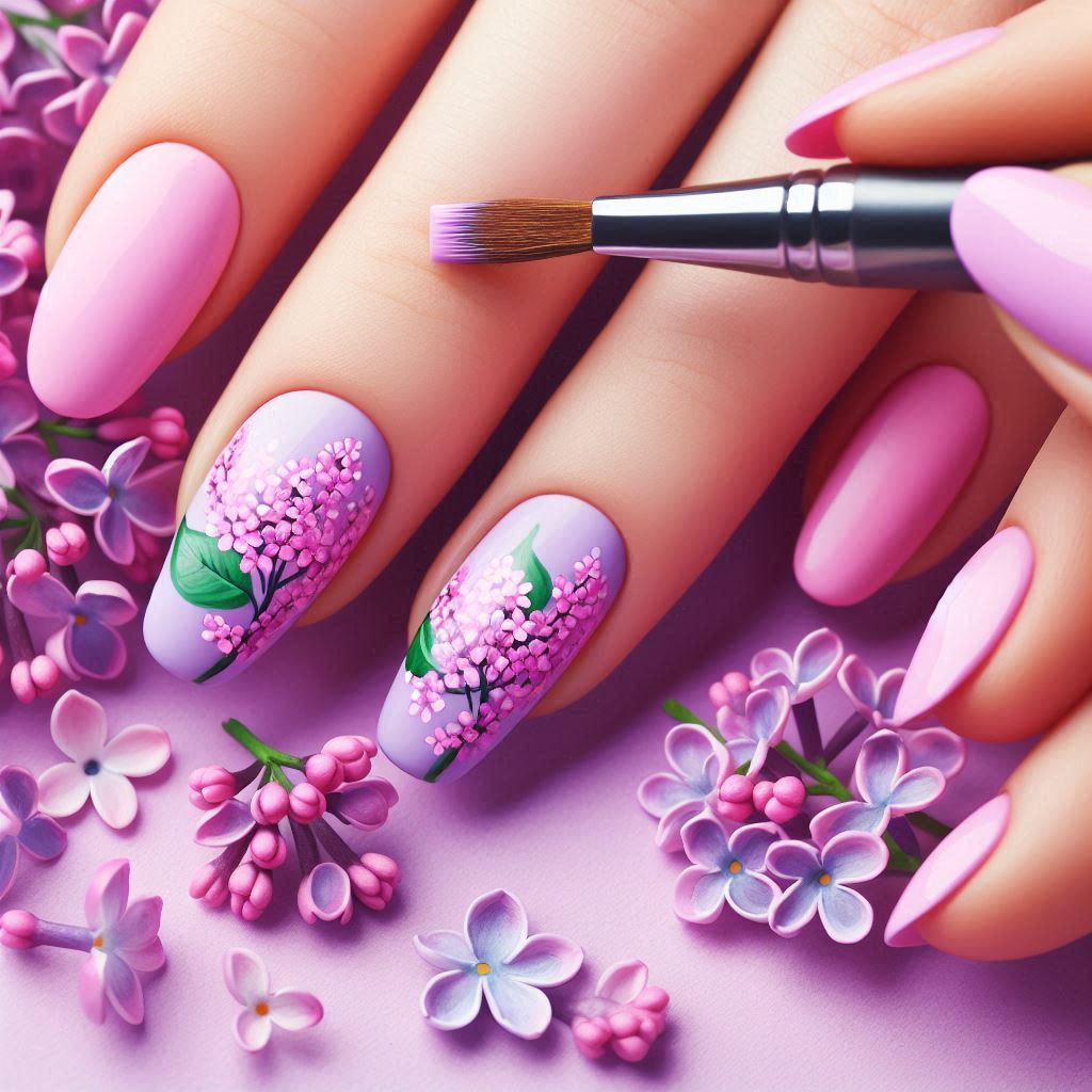 springtime nail art