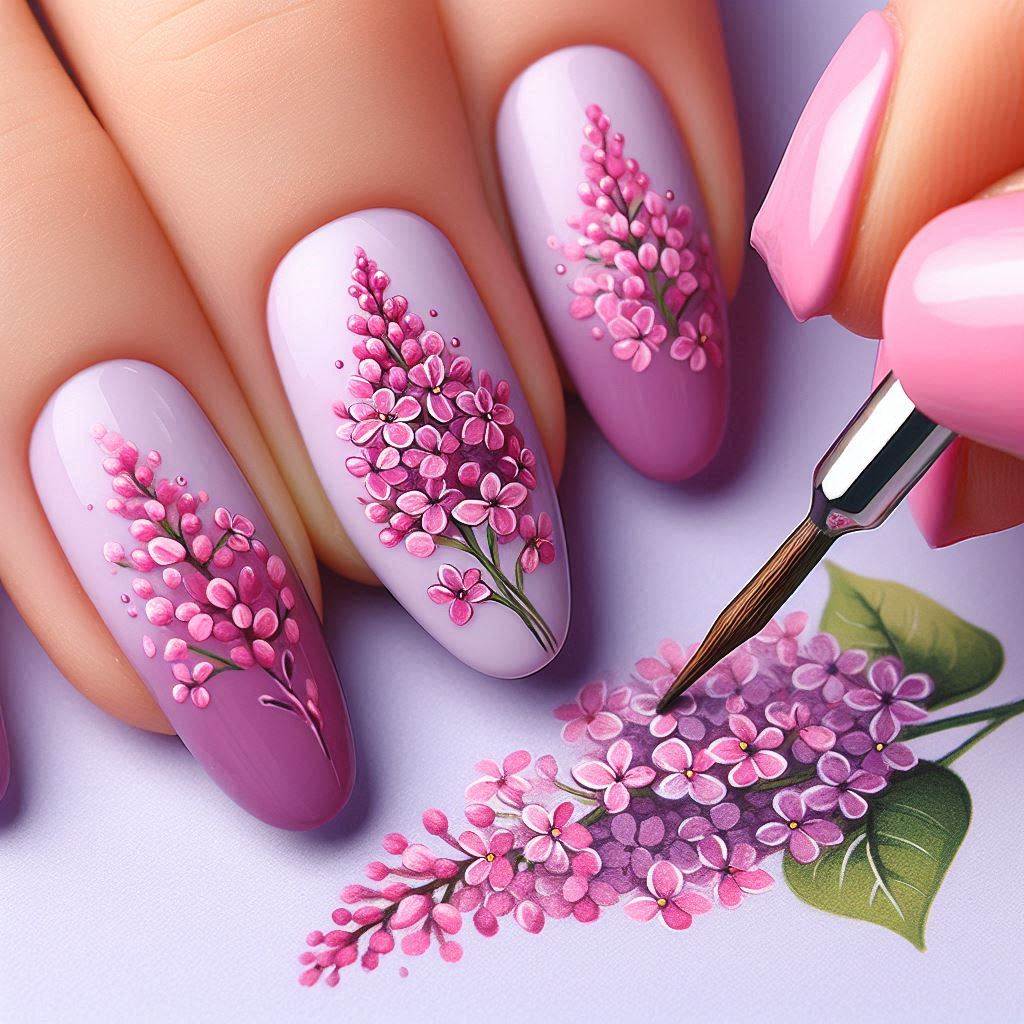 springtime nail art