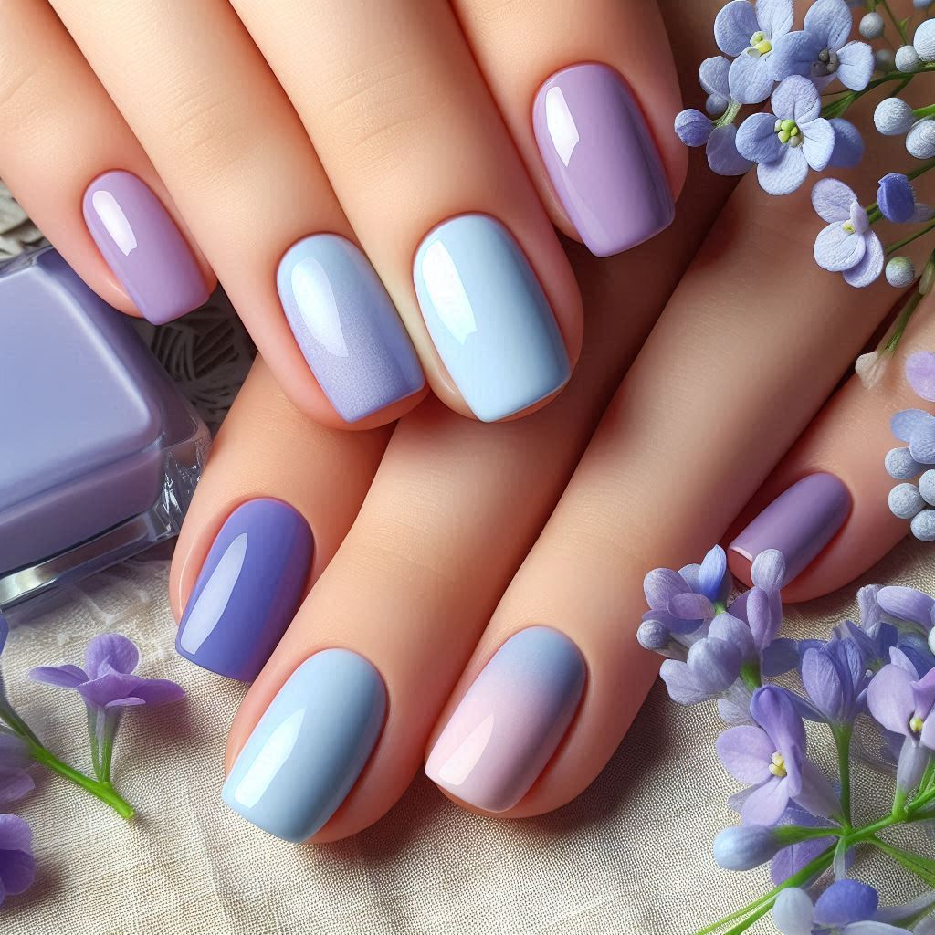 Lavender and Periwinkle Blend