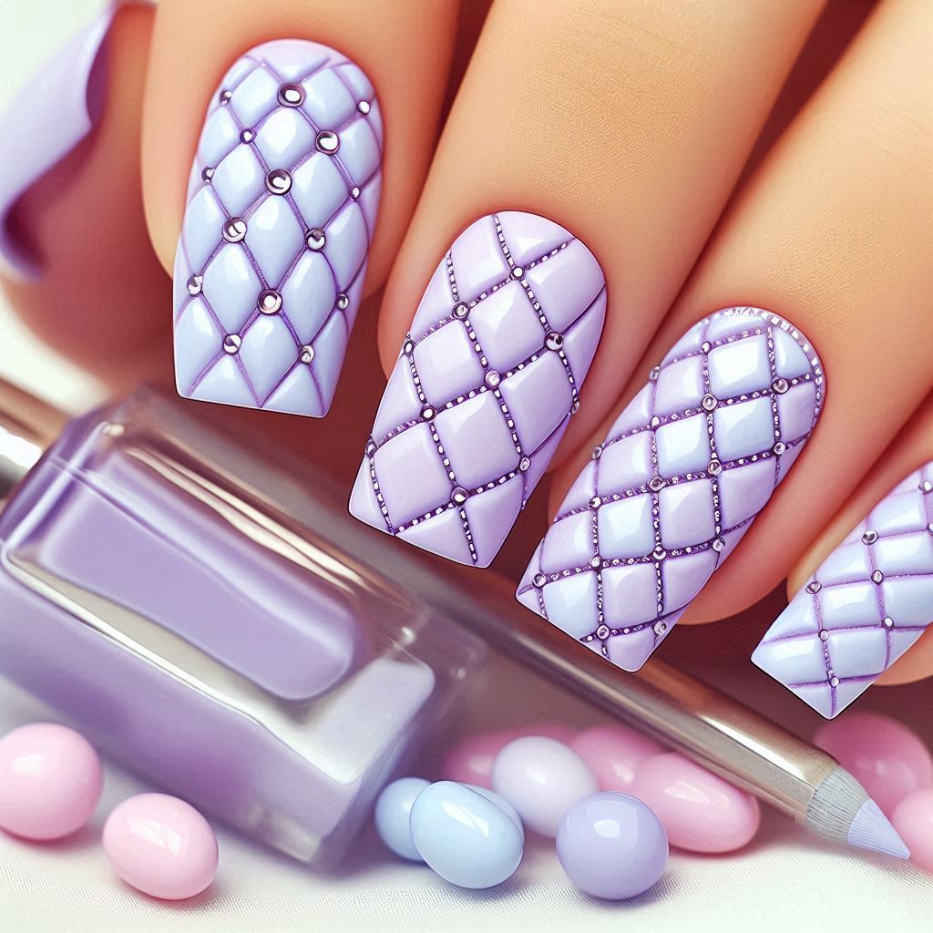 Light Purple Quilted Design