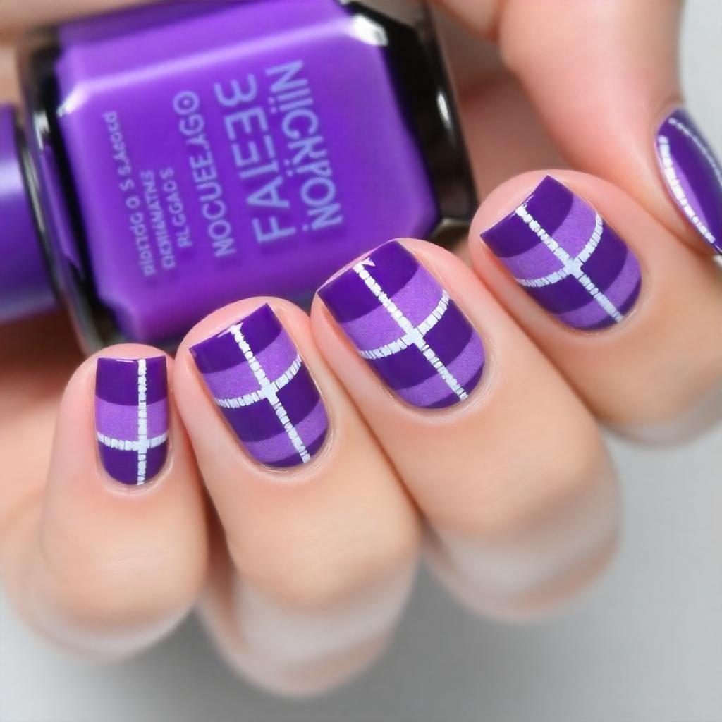 dark purple geometric arts