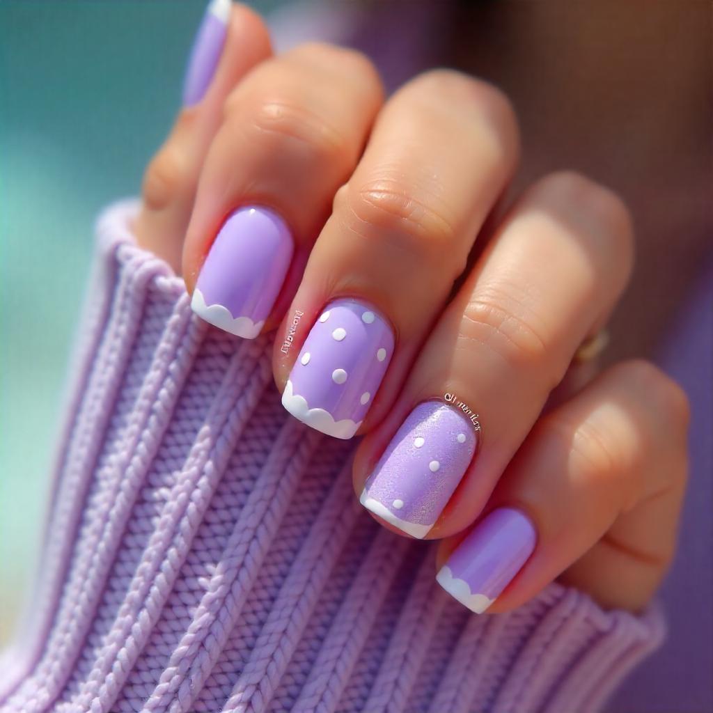 Lavender Summer Nails