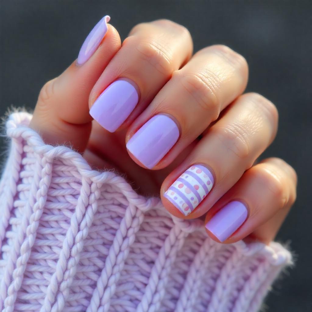 Lavender Summer Nails