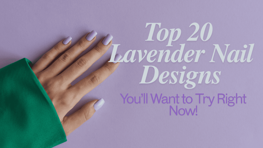 Lavender nail designs