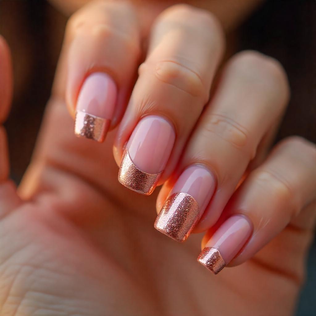 Rose Gold Accent Tips