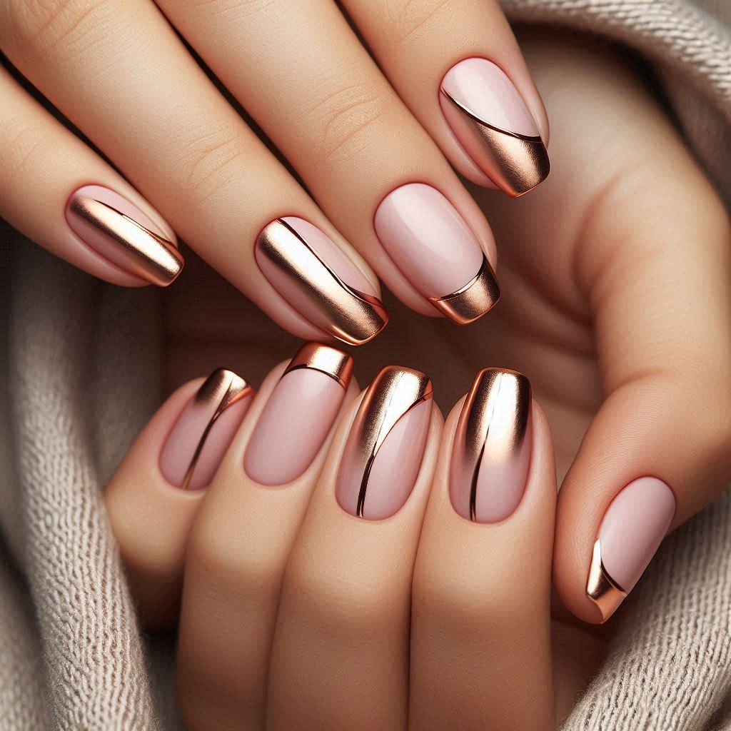 Rose Gold Accent Tips