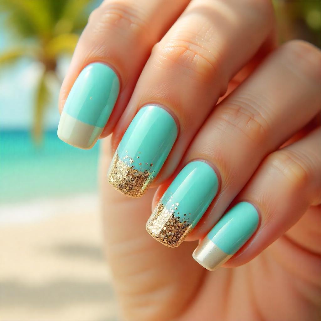 sparkle nail designs