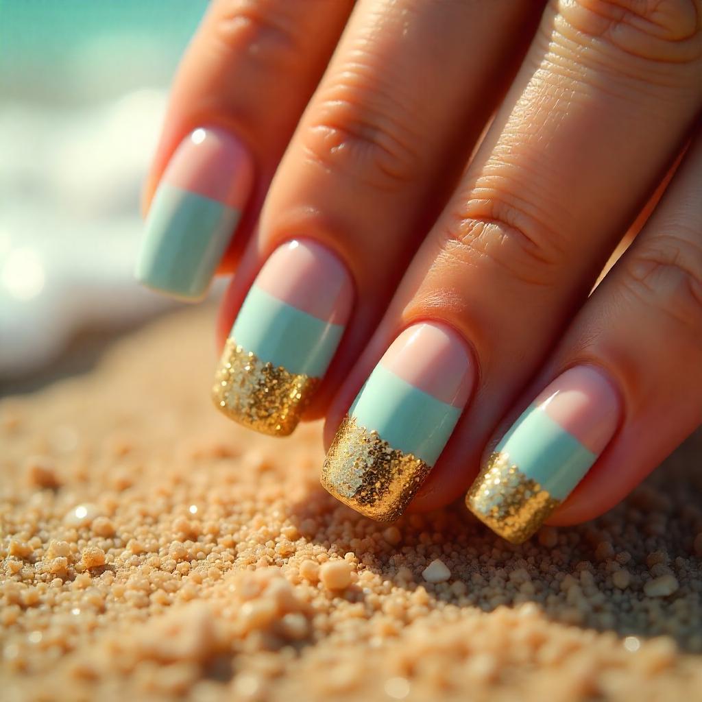 sparkle nail designs