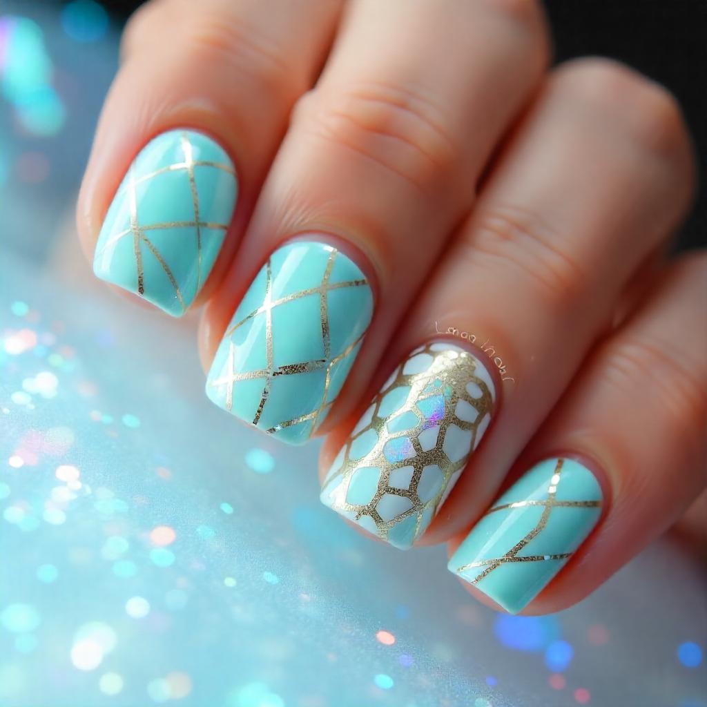 crystal nail designs