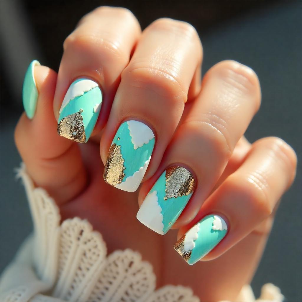 crystal nail designs