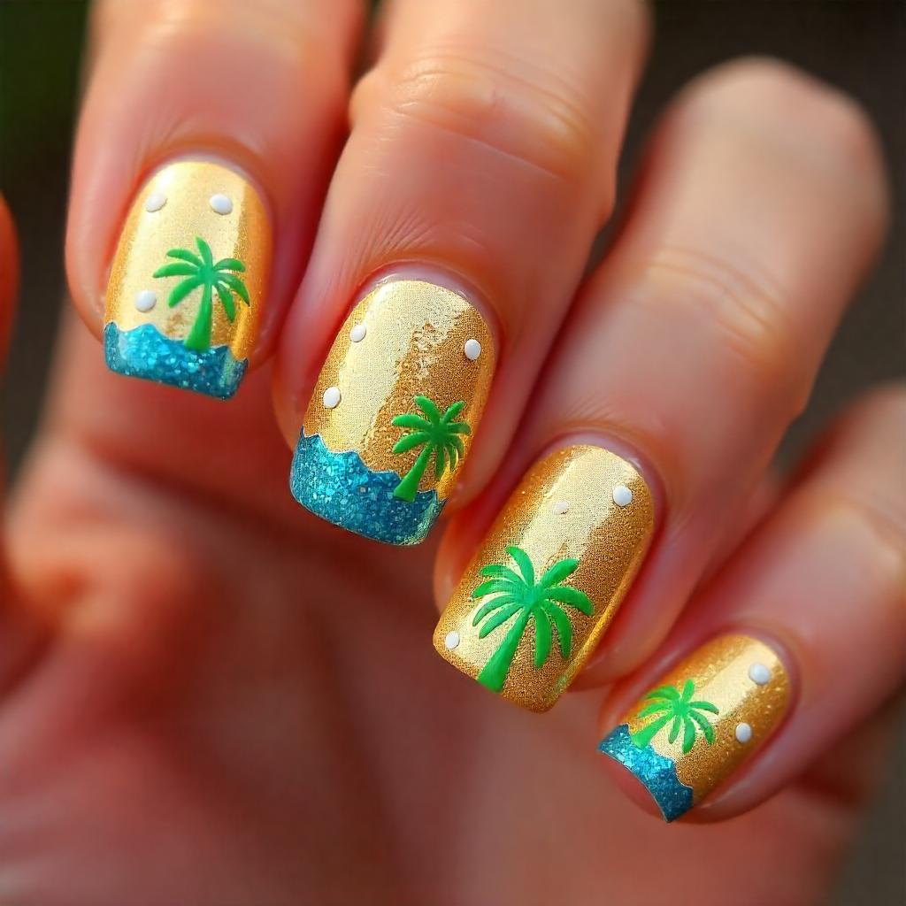 desert style nail designs