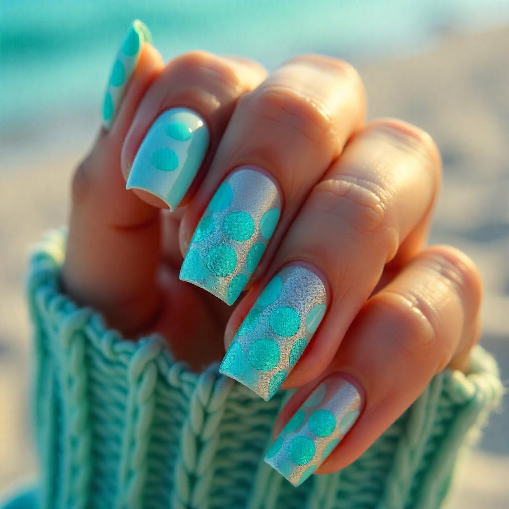 mermaid nails