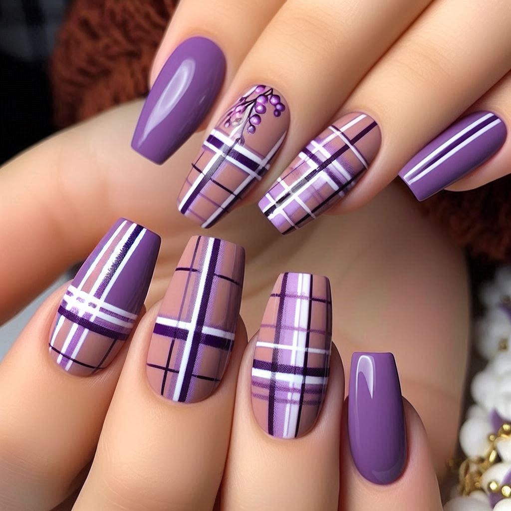 Nails with a pleated surface