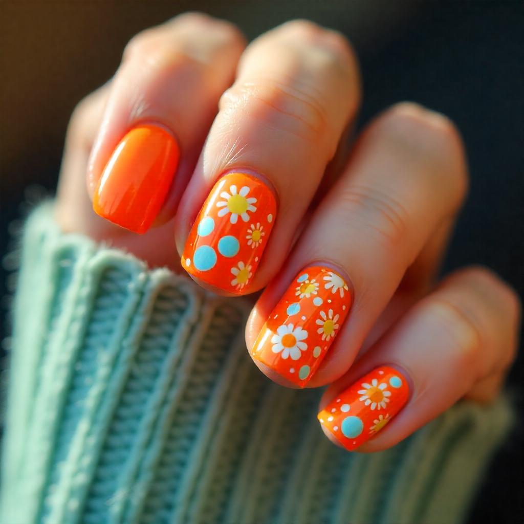 hippie nail designs